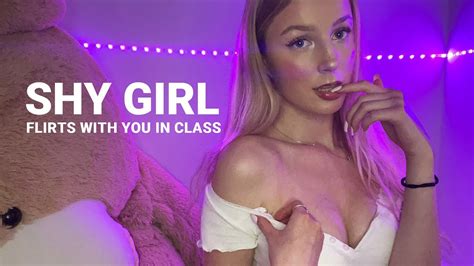 The Shy Girl In Class Flirts With You ️ Asmr Roleplay Youtube