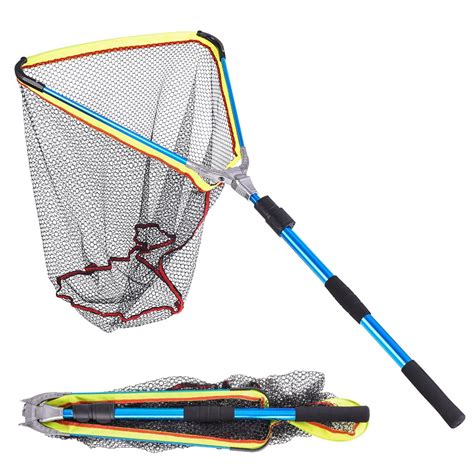 Leo 200cm 79 Inch Telescopic Aluminum Fishing Landing Net Fish Net