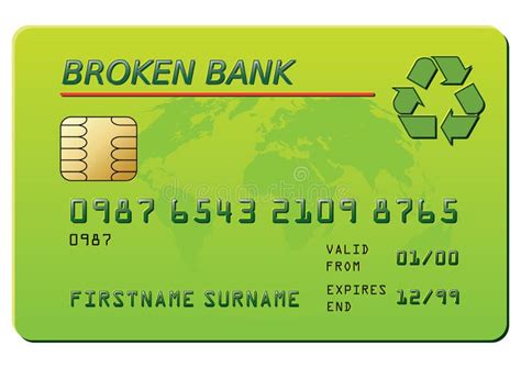 Credit Card Recycling Symbol Stock Illustrations 120 Credit Card