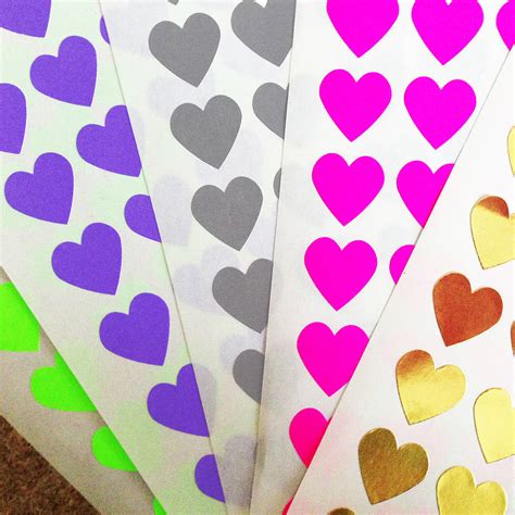 Heart Stickers By Peach Blossom