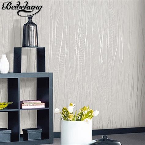 Beibehang Modern Minimalist Living Room Bedroom Wallpaper Plain