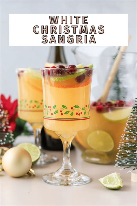 Holiday Sangria Recipe White Christmas Sangria With Vodka Bits And