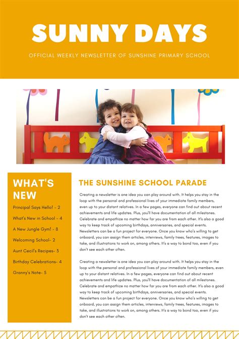Keeping parents informed: Creating a classroom newsletter