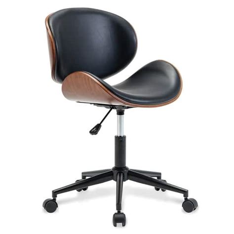 Belleze Fuax Leather Swivel Office Desk Chair W Adjustable Height