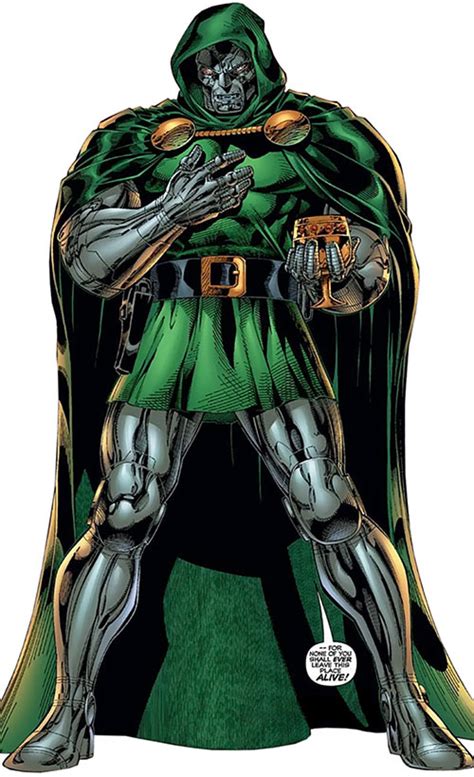 Doctor Doom Marvel Comics Fantastic Four Enemy Profile