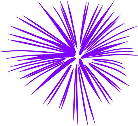 Purple Fireworks Clip Art At Vector Clip Art Online