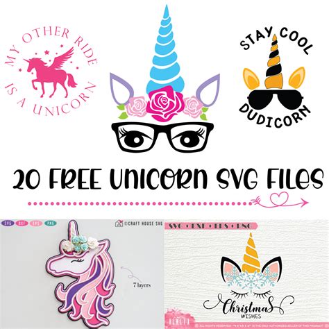 Free SVG Files | SVG, PNG, DXF, EPS | Free Unicorn