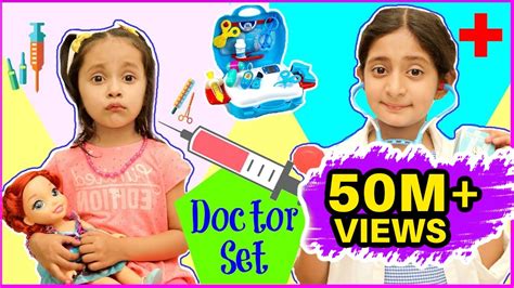 Anantya And Anaya Pretend Play With Doctor Set Playhouse Review Mymissanand Toystars