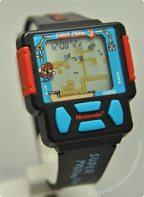 Nelsonic Super Mario 3 Game Vintage Digital Watch Reloj Casio