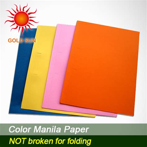 High Quality Costomized Manila Paper Dp 023 China Colour Manila