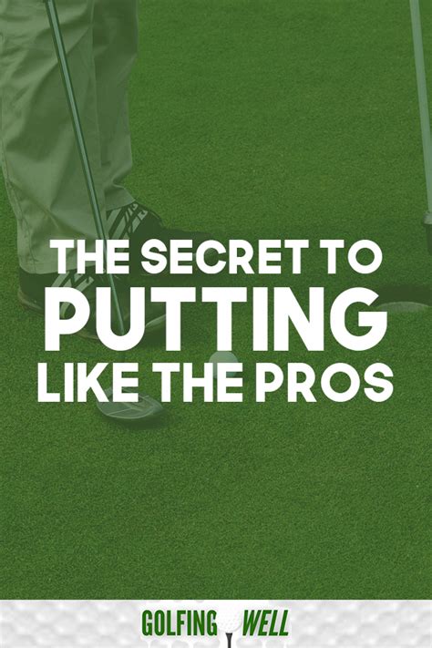 That extra 60yds makes a huge difference. Putting problems? Want to know how to putt better? Here's ...