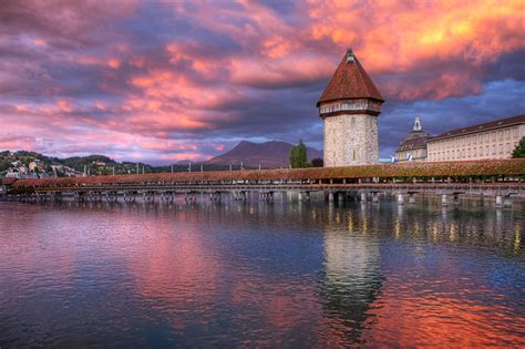 Wasserturm, Lucerne, Switzerland | Adjoining Chapel Bridge i… | Flickr