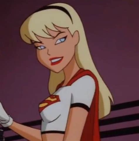 Aesthetic Cartoon Vintage Supergirl Retro Blonde