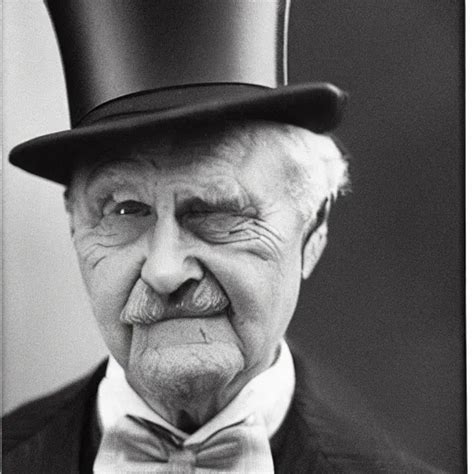 An Old Man Wearing A Suit And Top Hat Stable Diffusion Openart