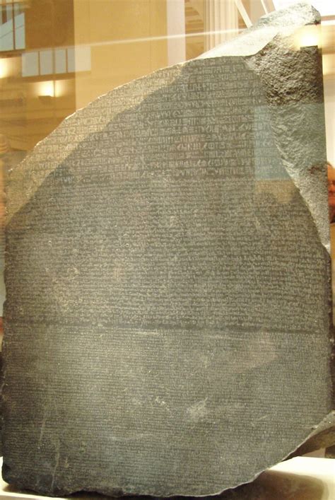 the rosetta stone at the bm london discovered in 1799 in r… flickr