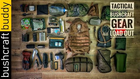 Tactical Bushcraft Gear Rucksack Load Out Gear List Youtube