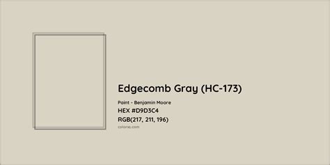 Benjamin Moore Edgecomb Gray Hc 173 Paint Color Codes Similar Paints