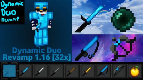 Dynamic Duo Revamp 116 32x Mcpe Pvp Texture Pack Fps Friendly By Keno Youtube