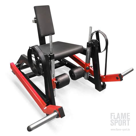Leg Extension Machine 6d Plate Loaded Flame Sport Flame Sport