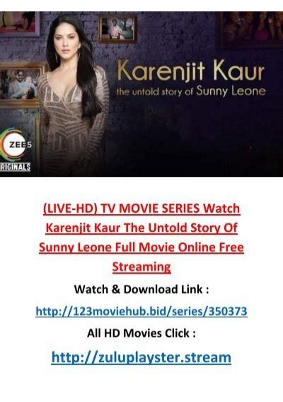 HD Karenjit Kaur The Untold Story Of Sunny Leone Watch FULL