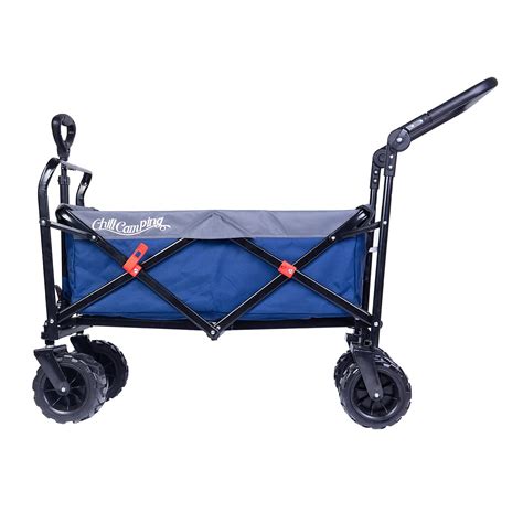 Buy Push And Pull Beach Wagon With Big Wide Rubber Wheels All Terrain