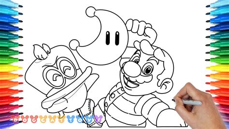 Pypus is now on the social networks, follow him and get latest free coloring pages and much more. How to Draw Mario Odyssey, Super Mario #12 | Drawing ...