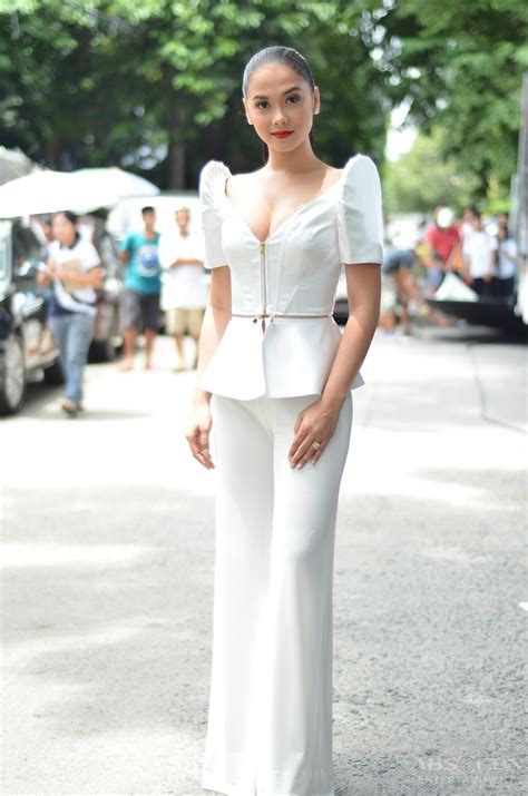 Maja Salvador Rocks A Filipiniana Dress As Ivy Aguas In Wildflower S Public Engagement With Mr