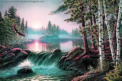 Nature Wallpapers Painting Paintings Animal Paper Backgrounds