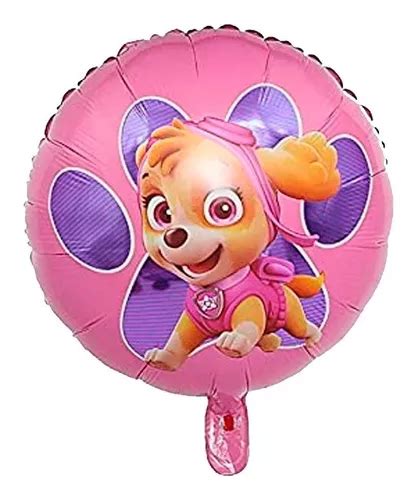 Kits 5pzs Globos Metalicos De Skye Paw Patrol Fiesta En Venta En