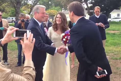 Watch Al Gore Walks His Daughter Down The Aisle Bridalguide