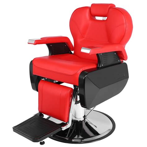 Buy Godecor Heavy Duty Barber Chair Salon Equipment For Hair Stylist Red Online At Lowest