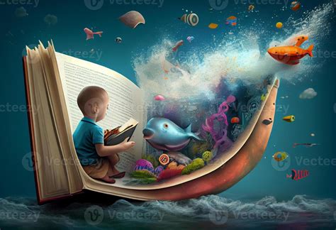 Kid Book Imagination Generate Ai 22646677 Stock Photo At Vecteezy
