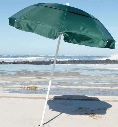Frankford And Sons 6ft Diameter Beach Umbrella Forest Green