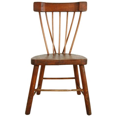 Early American Bent Spindle Back Windsor Chair At 1stdibs