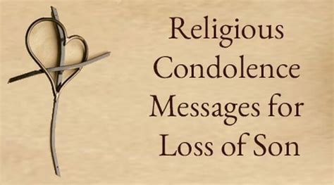 Loss Of A Son Quotes Of Sympathy Religious Sympathy Messages For Loss
