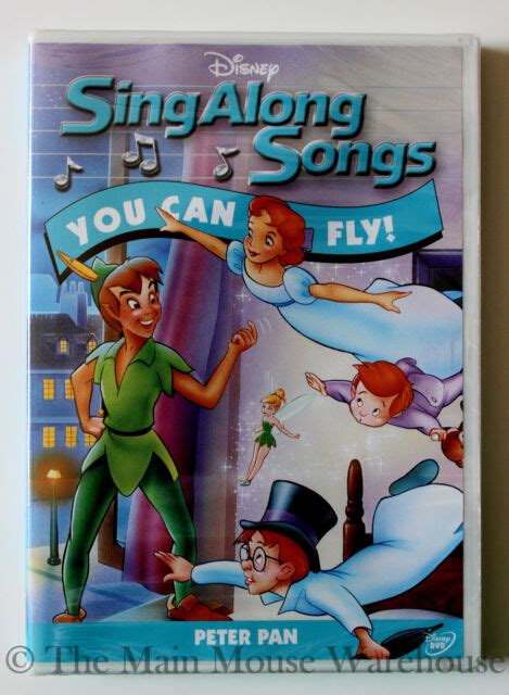 Peter Pan Sing Along Songs Poppins Dumbo Pinocho Walt Disney Mercado