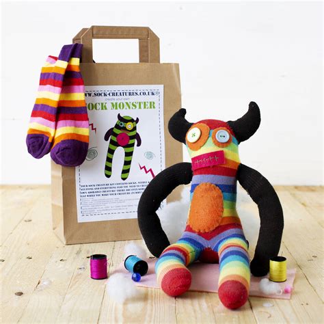 Sock Monster Craft Kit By Sock Creatures