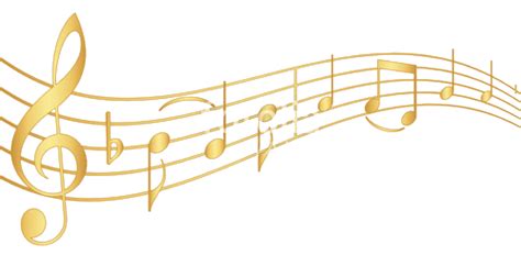 Music Staff Golden Music Notes Musicstaff Pretty Fre