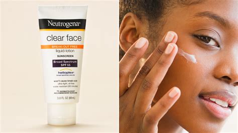 Neutrogena Clear Face Liquid Lotion Sunscreen Spf 55 Review Allure