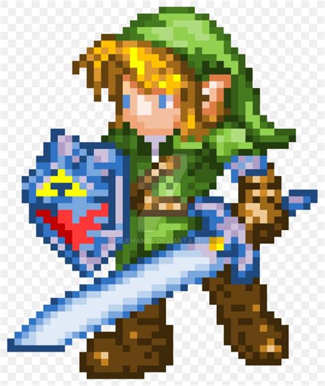 The Legend Of Zelda Ocarina Of Time 3d Link Pixel Art Video Game Png