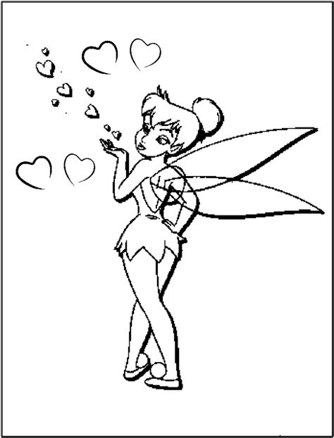 Tinkerbell Black And White Gothic Tinkerbell Coloring Pages Disney