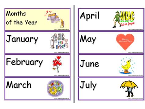 The Months Of The Year Game Free Games Online For Kids In Pre K By
