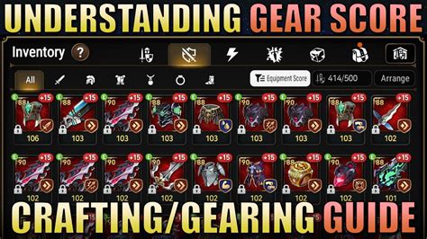 Optimal Gearing Equipment Score Guide Epic Seven Youtube