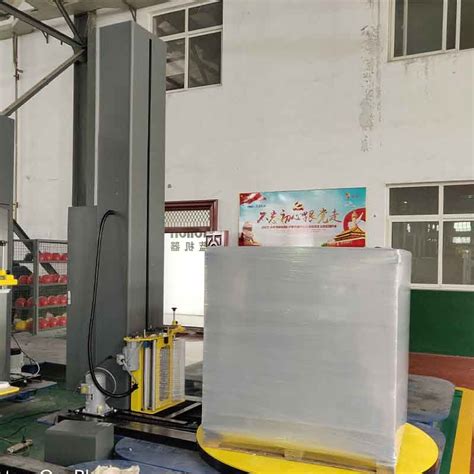 Turntable Automatic Stretch Film Pallet Wrapping Machine Stretch Film