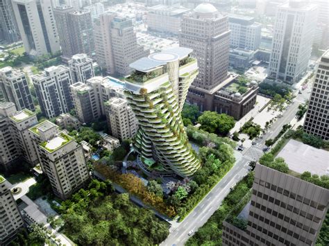 Taiwans New Luxury Tower Designed To Resemble An “inhabited Tree