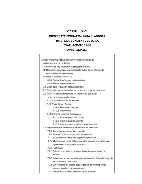 Propuesta Formativa Para Elaborar Informes Cualitativos De La