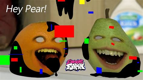 Fnf Hey Pear But Annoying Pear Vs Pibby Annoying Orange Fnf Sliced
