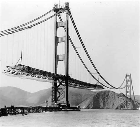 La Construction Du Golden Gate Bridge De San Francisco