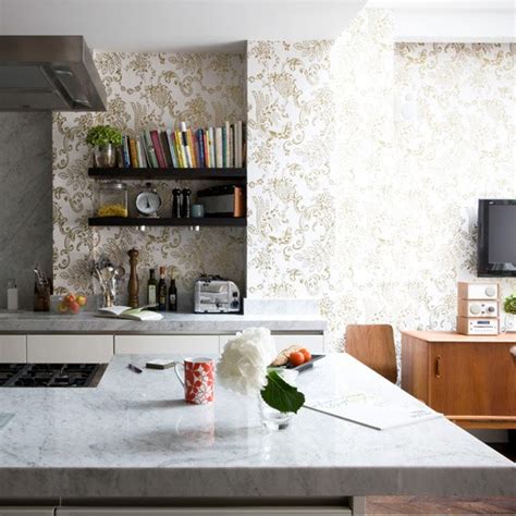 Stylish Modern Wallpaper Kitchen Design Ideas