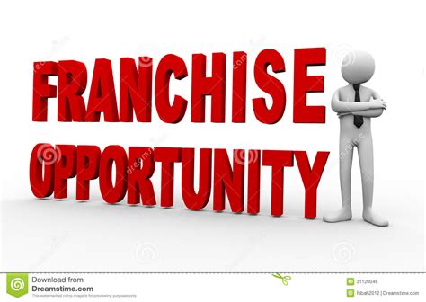 3d Businessman Franchise Opportunity Royalty Free Stock Image - Image ...